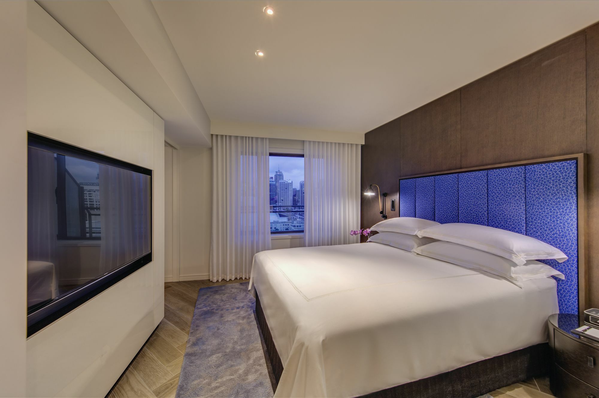 The Star Grand Hotel And Residences Sydney Sidney Exterior foto A bedroom at the hotel